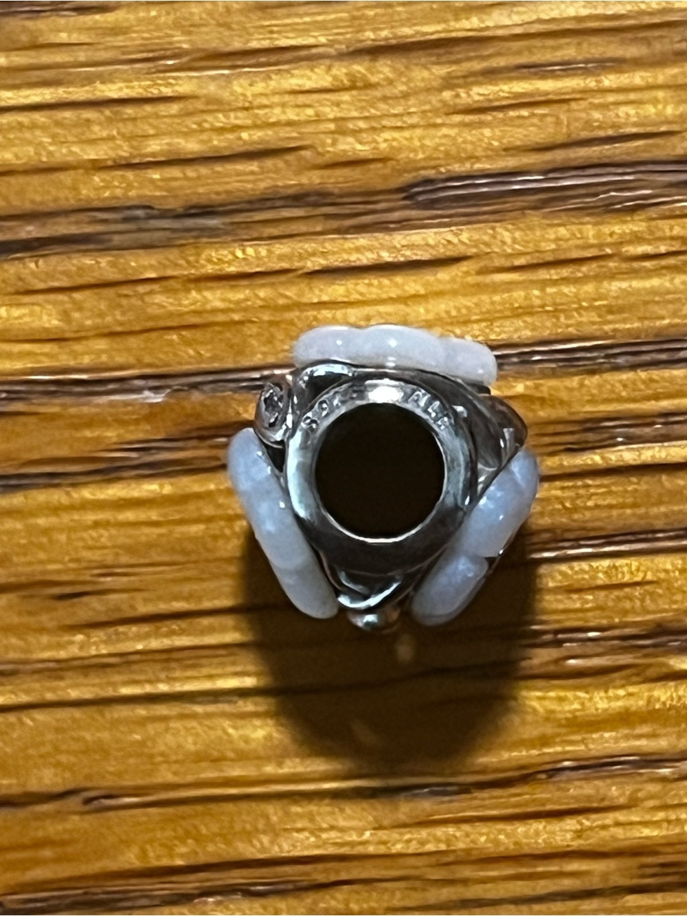 AUTHENTIC PANDORA Luminous Florals Charm MOP Silver 791894MOP - Retired/Rare - Picture 7 of 10